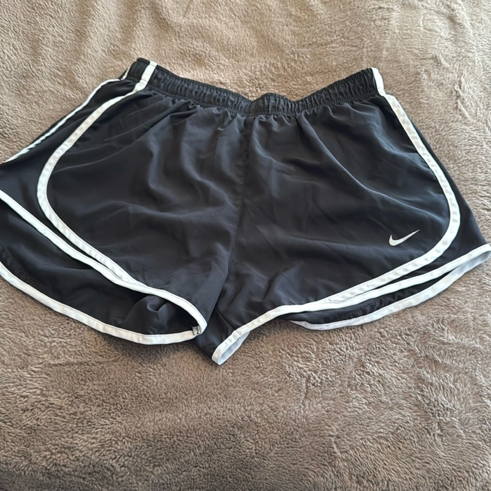 WMNS NIKE DRIFIT SHORT, WORN ONCE LIGHTLY WASHED, no wear or tear on fabric